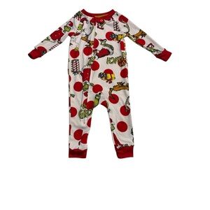 Dr Seuss Grinch Footless Sleeper (6-9 mos)